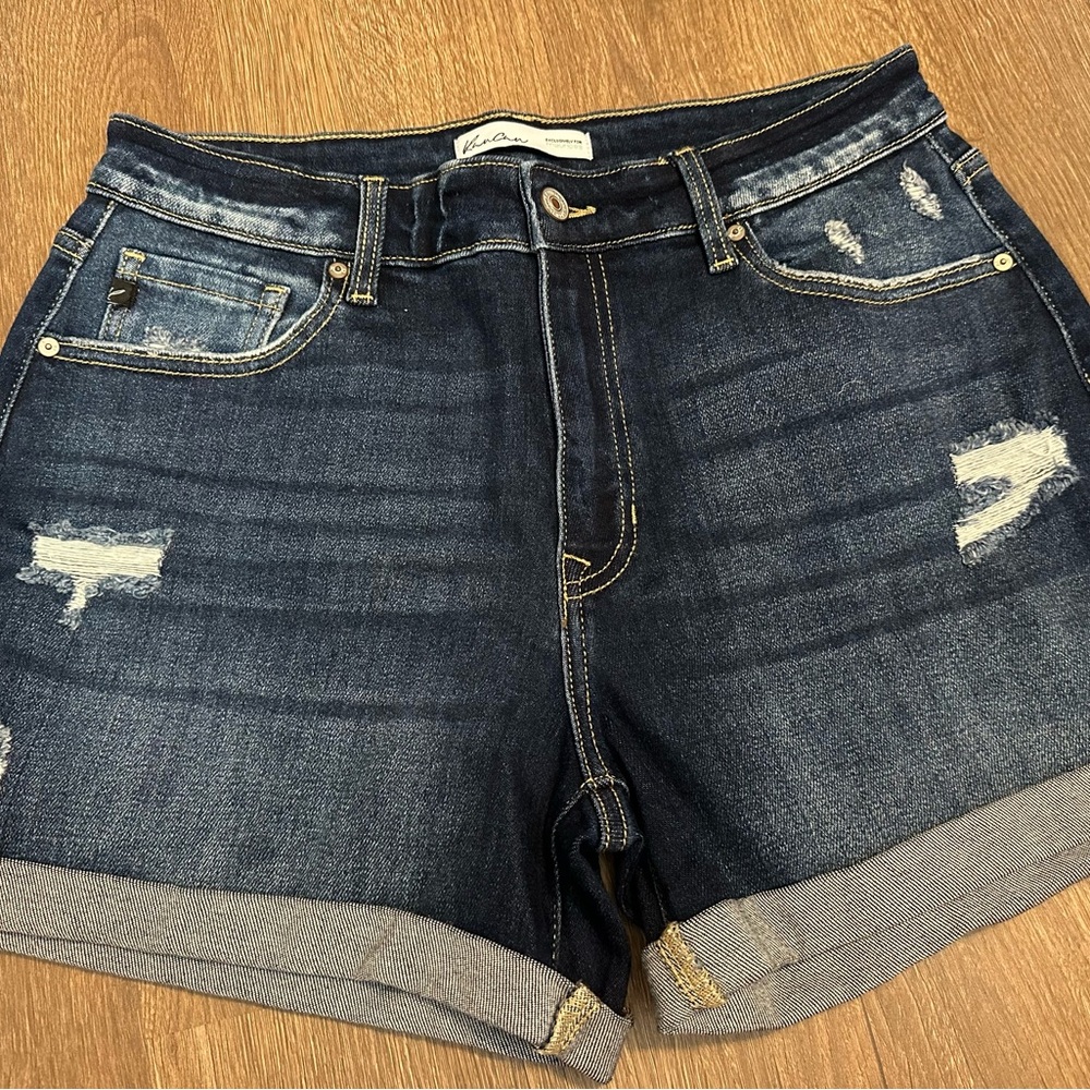 KanCan Blue Jean Shorts Distressed Summer Style